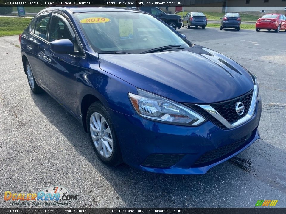 2019 Nissan Sentra S Deep Blue Pearl / Charcoal Photo #4