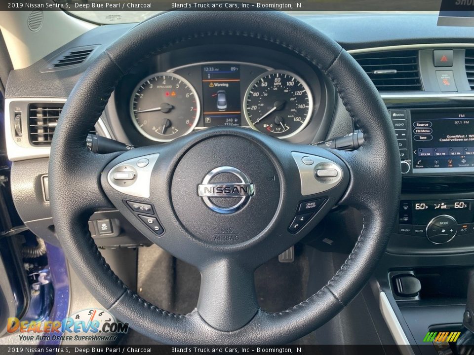 2019 Nissan Sentra S Deep Blue Pearl / Charcoal Photo #12