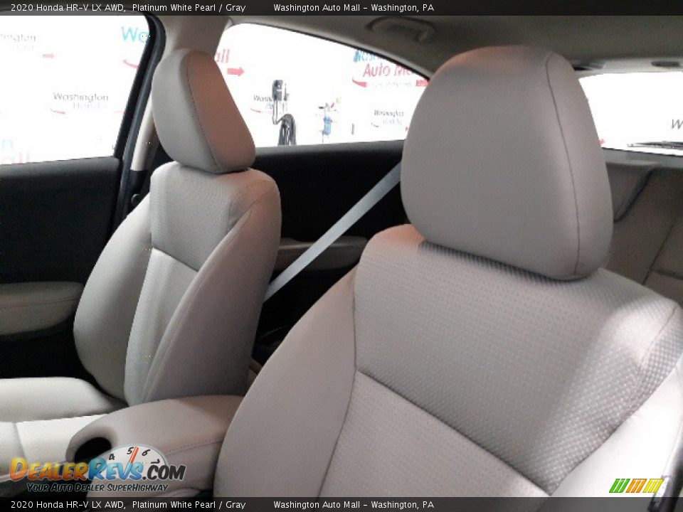 2020 Honda HR-V LX AWD Platinum White Pearl / Gray Photo #24