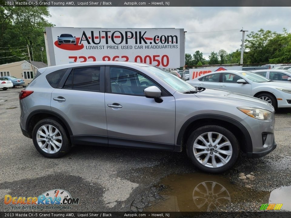 2013 Mazda CX-5 Grand Touring AWD Liquid Silver / Black Photo #2