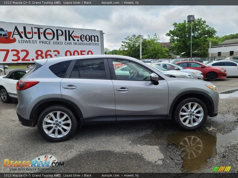 2013 Mazda CX-5 Grand Touring AWD Liquid Silver / Black Photo #3