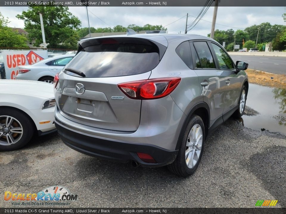 2013 Mazda CX-5 Grand Touring AWD Liquid Silver / Black Photo #4