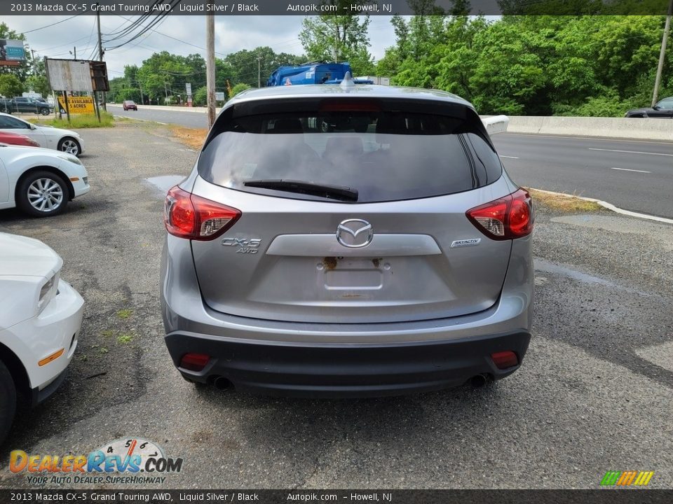 2013 Mazda CX-5 Grand Touring AWD Liquid Silver / Black Photo #5