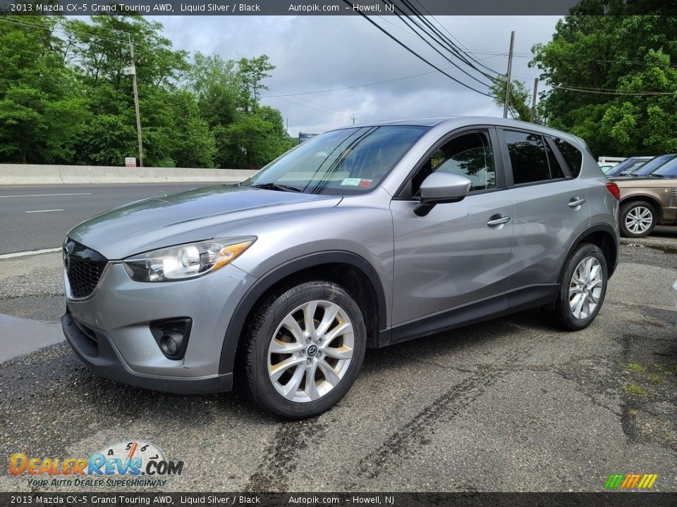 2013 Mazda CX-5 Grand Touring AWD Liquid Silver / Black Photo #6