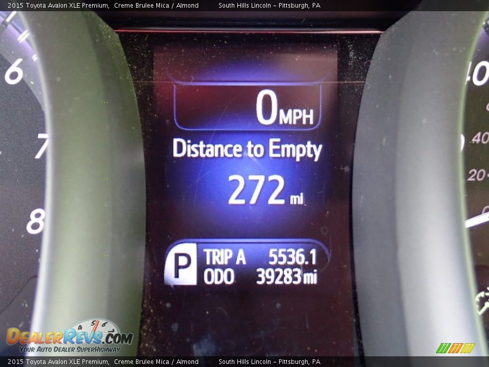 2015 Toyota Avalon XLE Premium Creme Brulee Mica / Almond Photo #24