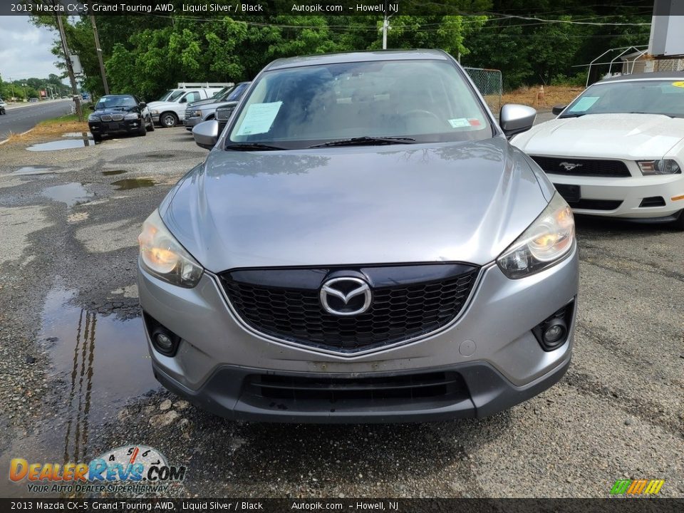 2013 Mazda CX-5 Grand Touring AWD Liquid Silver / Black Photo #7