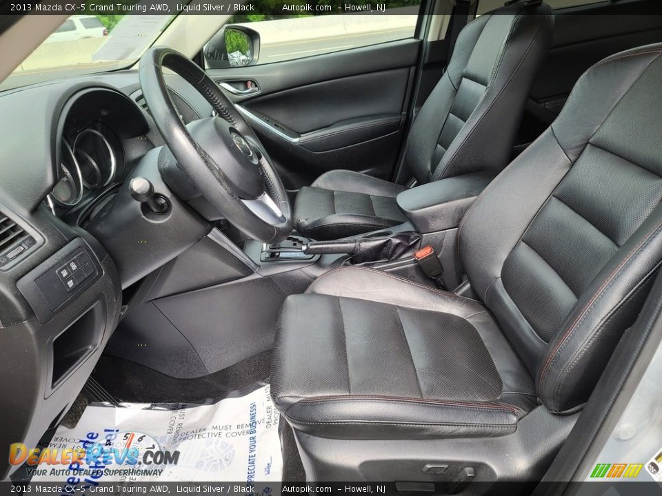 2013 Mazda CX-5 Grand Touring AWD Liquid Silver / Black Photo #8