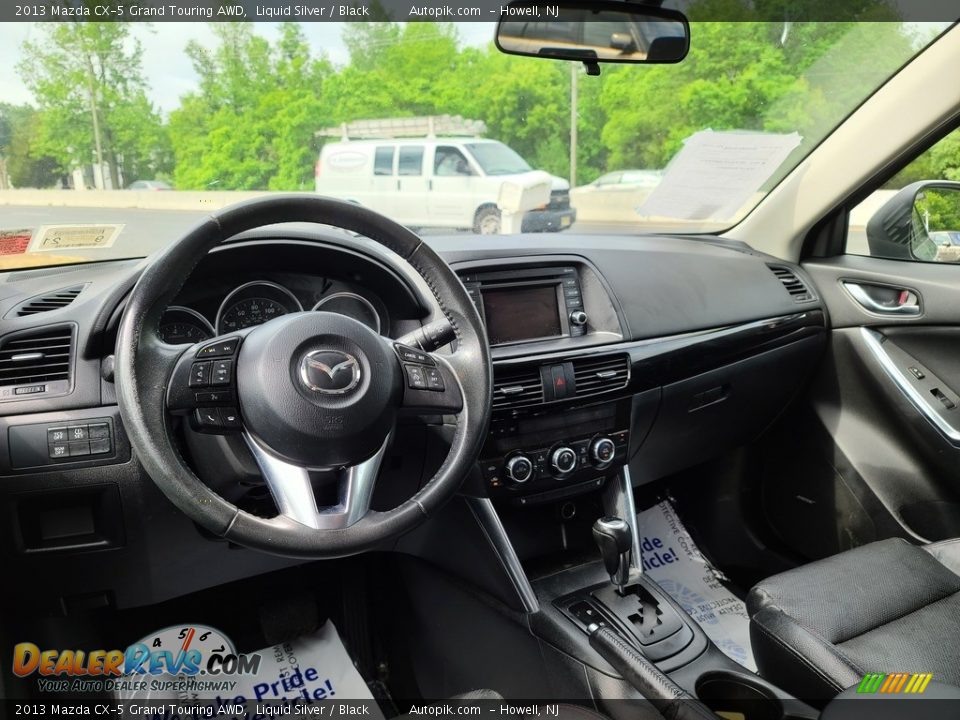 2013 Mazda CX-5 Grand Touring AWD Liquid Silver / Black Photo #9