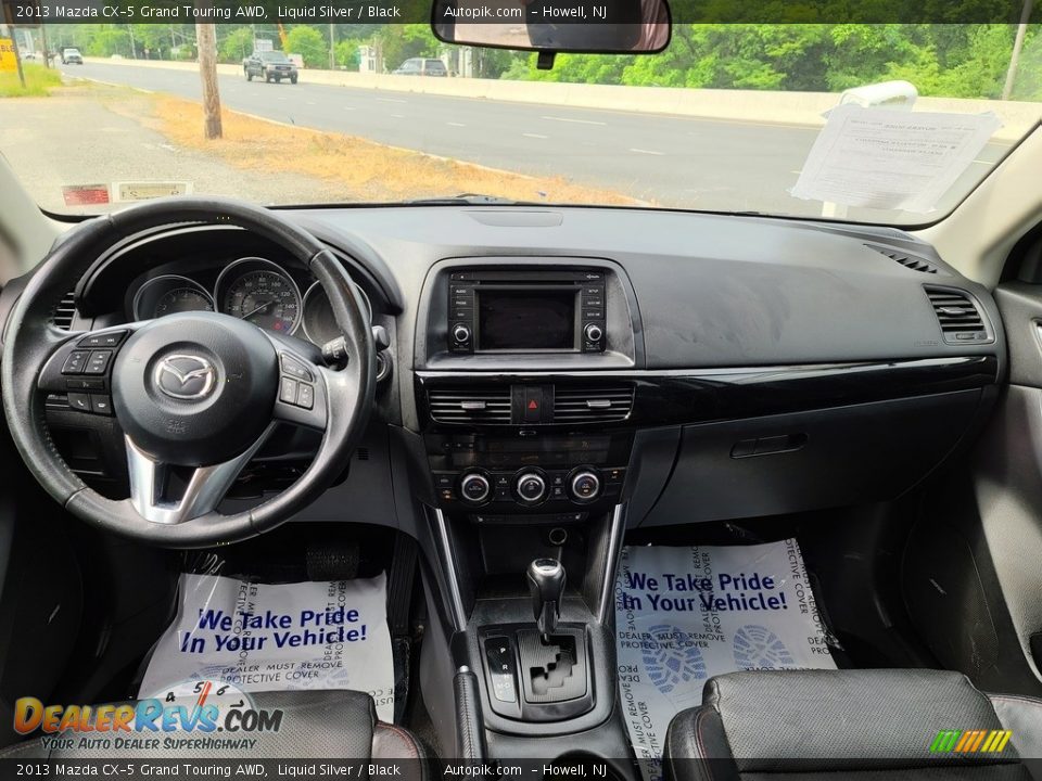 2013 Mazda CX-5 Grand Touring AWD Liquid Silver / Black Photo #10