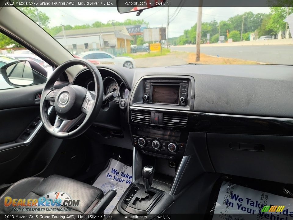 2013 Mazda CX-5 Grand Touring AWD Liquid Silver / Black Photo #12