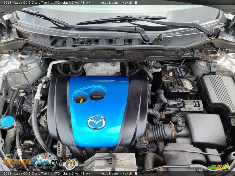 2013 Mazda CX-5 Grand Touring AWD Liquid Silver / Black Photo #16