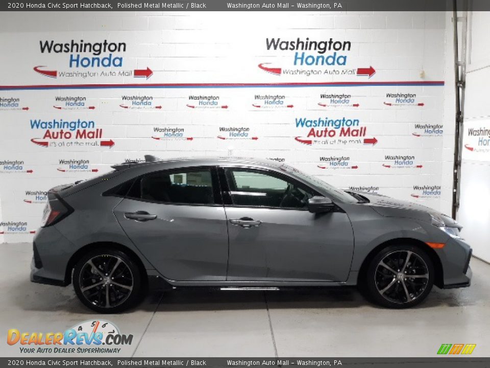 2020 Honda Civic Sport Hatchback Polished Metal Metallic / Black Photo #1