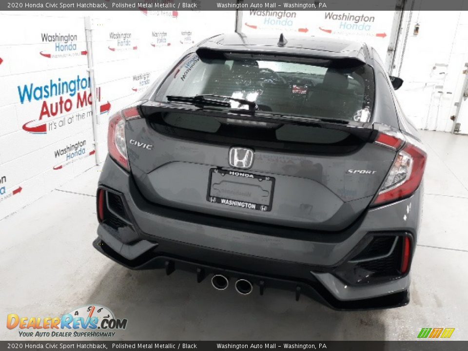 2020 Honda Civic Sport Hatchback Polished Metal Metallic / Black Photo #4