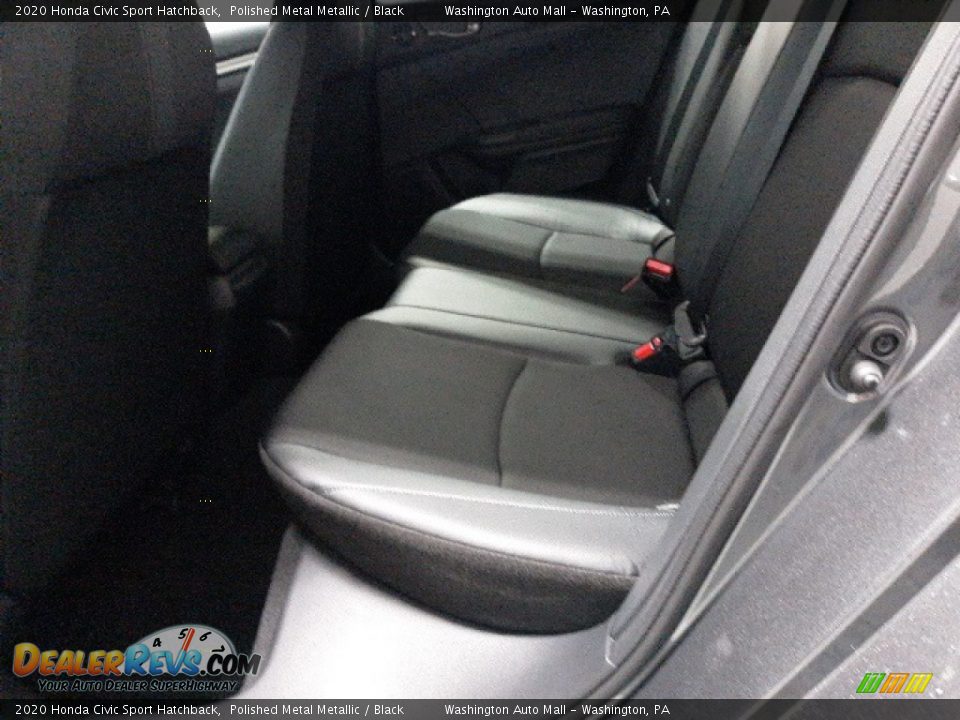 2020 Honda Civic Sport Hatchback Polished Metal Metallic / Black Photo #14