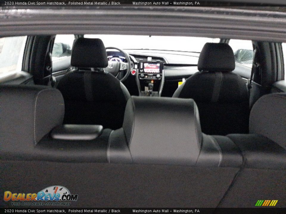 2020 Honda Civic Sport Hatchback Polished Metal Metallic / Black Photo #17