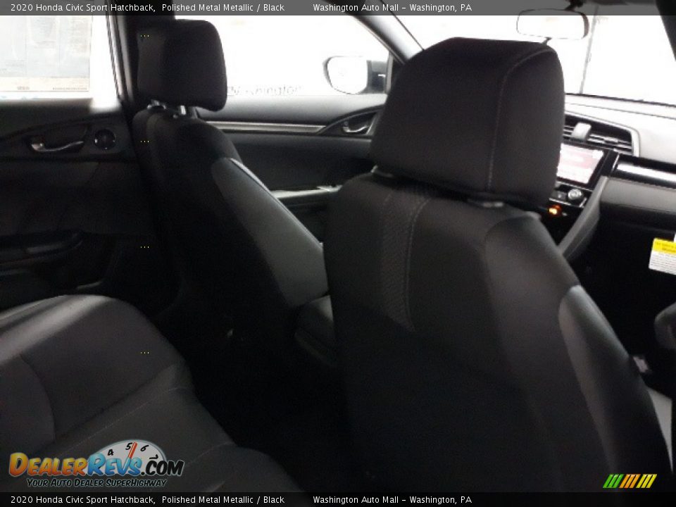 2020 Honda Civic Sport Hatchback Polished Metal Metallic / Black Photo #18