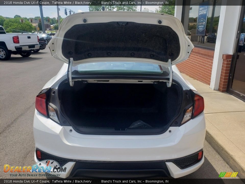 2018 Honda Civic LX-P Coupe Taffeta White / Black/Ivory Photo #27