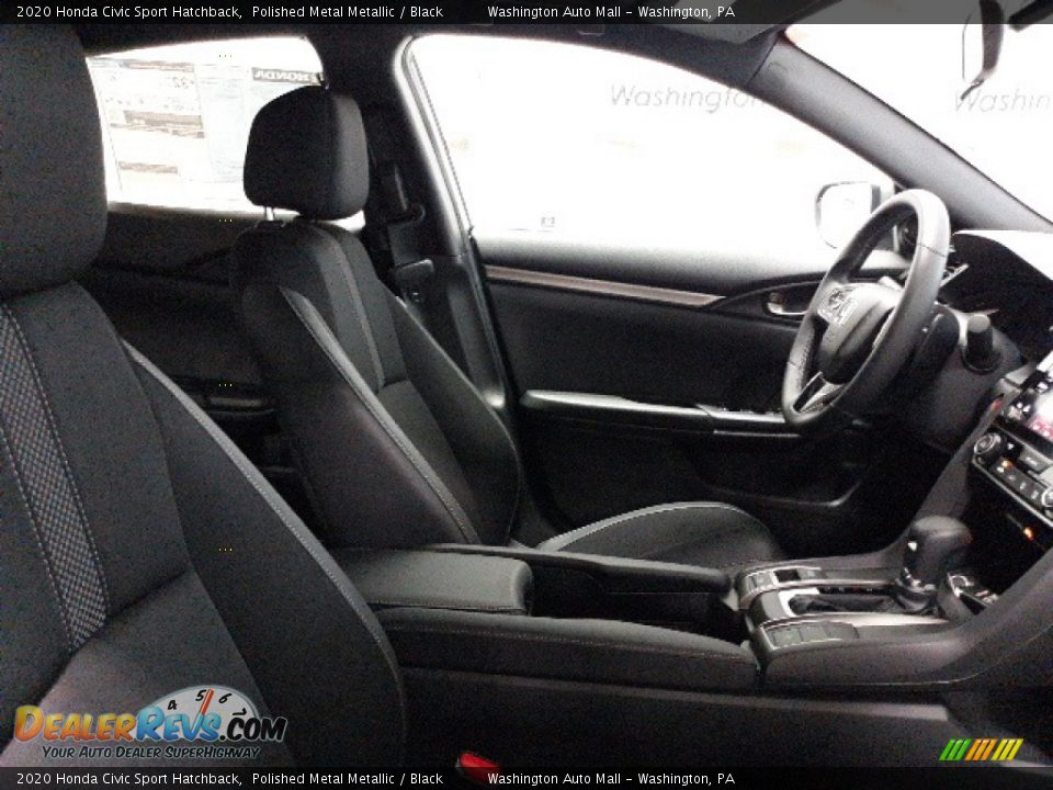 2020 Honda Civic Sport Hatchback Polished Metal Metallic / Black Photo #23