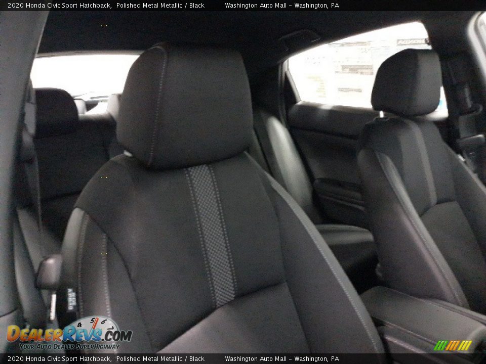 2020 Honda Civic Sport Hatchback Polished Metal Metallic / Black Photo #24