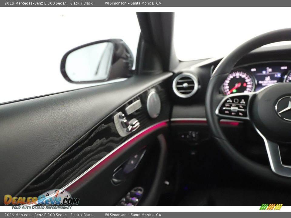 2019 Mercedes-Benz E 300 Sedan Black / Black Photo #24