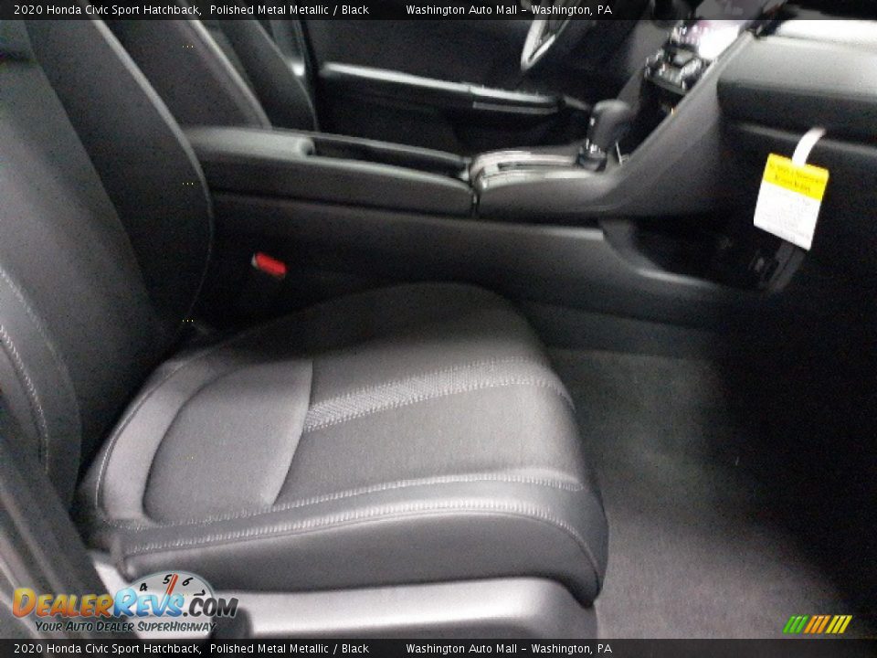 2020 Honda Civic Sport Hatchback Polished Metal Metallic / Black Photo #25