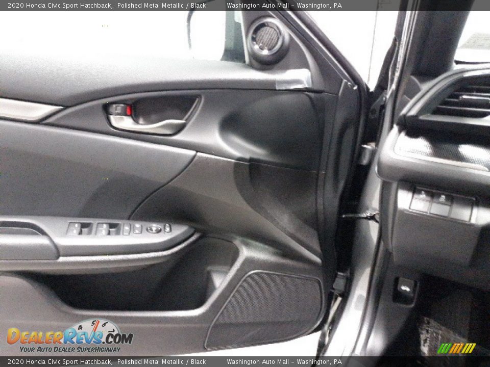 2020 Honda Civic Sport Hatchback Polished Metal Metallic / Black Photo #27