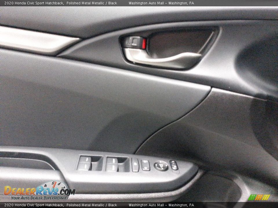 2020 Honda Civic Sport Hatchback Polished Metal Metallic / Black Photo #28