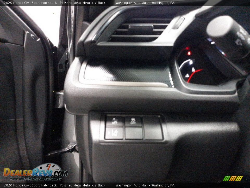 2020 Honda Civic Sport Hatchback Polished Metal Metallic / Black Photo #29