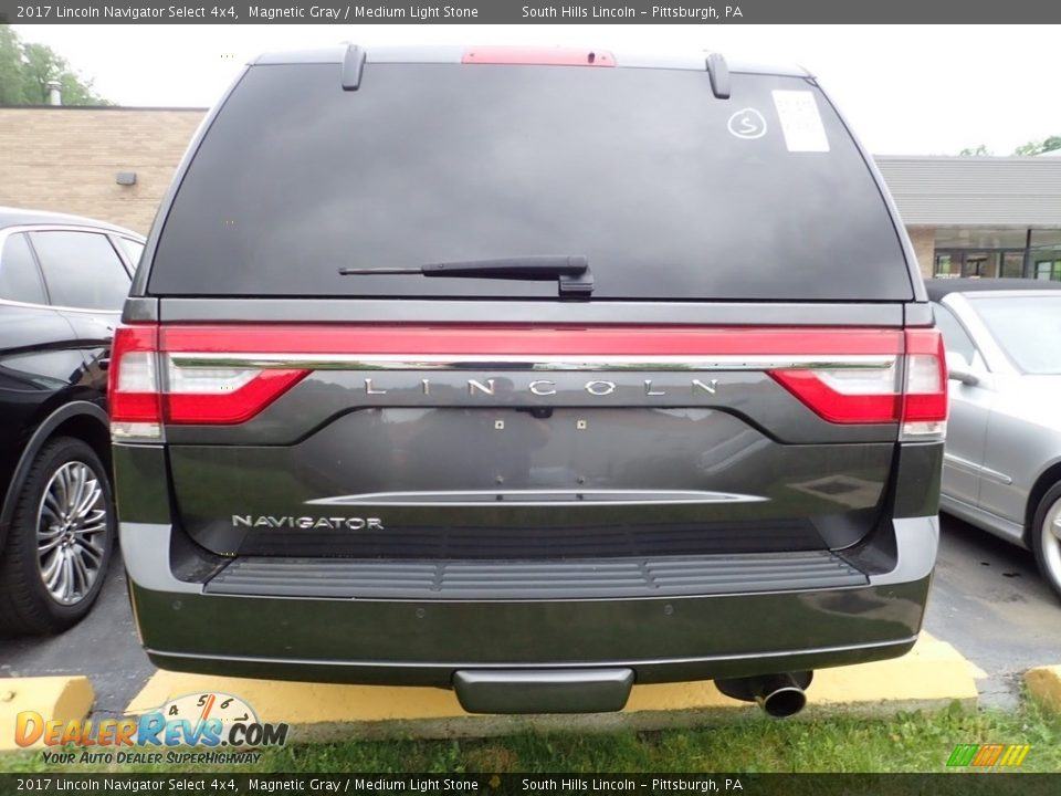 2017 Lincoln Navigator Select 4x4 Magnetic Gray / Medium Light Stone Photo #3