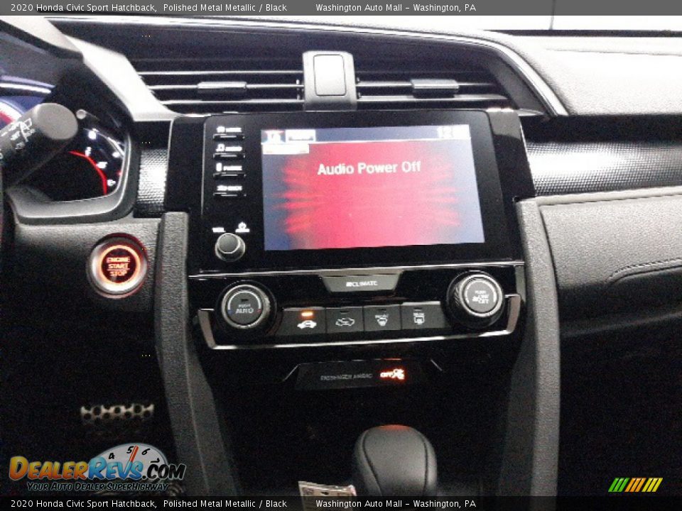 2020 Honda Civic Sport Hatchback Polished Metal Metallic / Black Photo #34