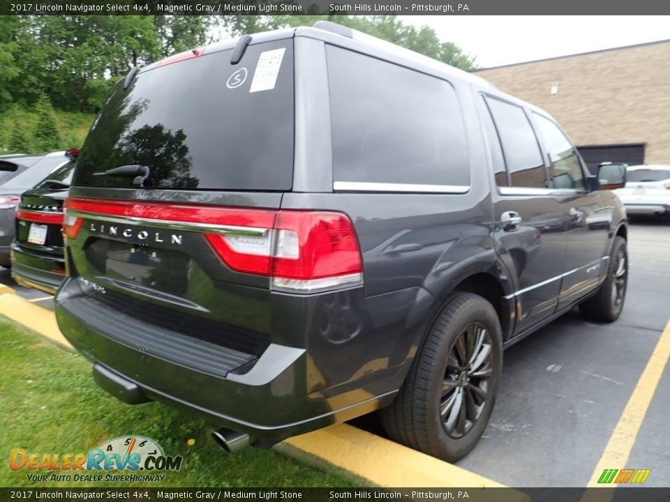 2017 Lincoln Navigator Select 4x4 Magnetic Gray / Medium Light Stone Photo #4