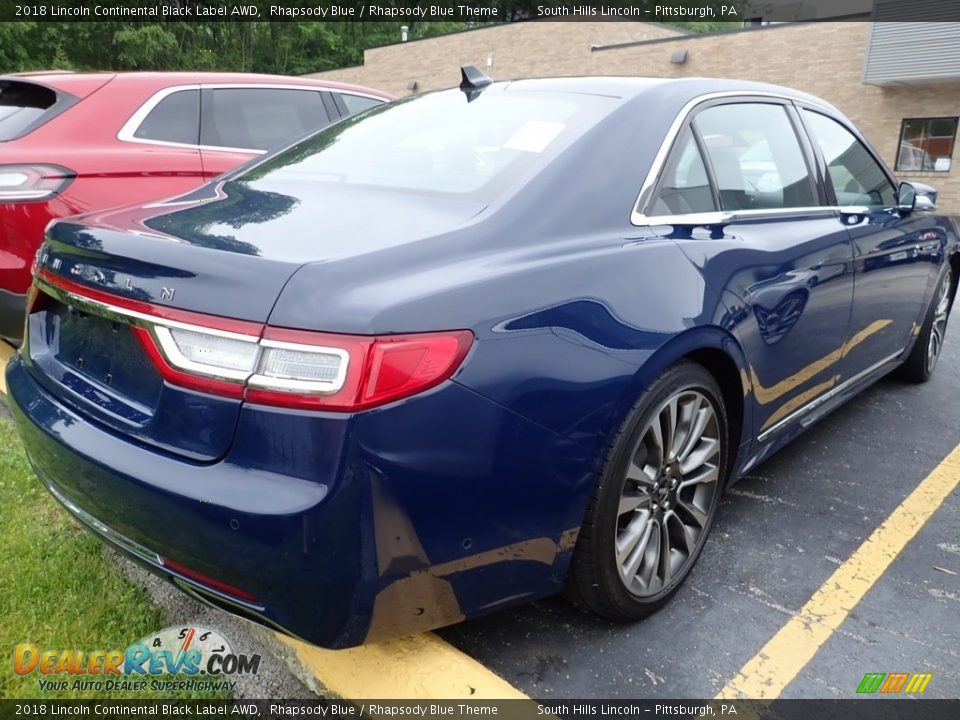 Rhapsody Blue 2018 Lincoln Continental Black Label AWD Photo #4