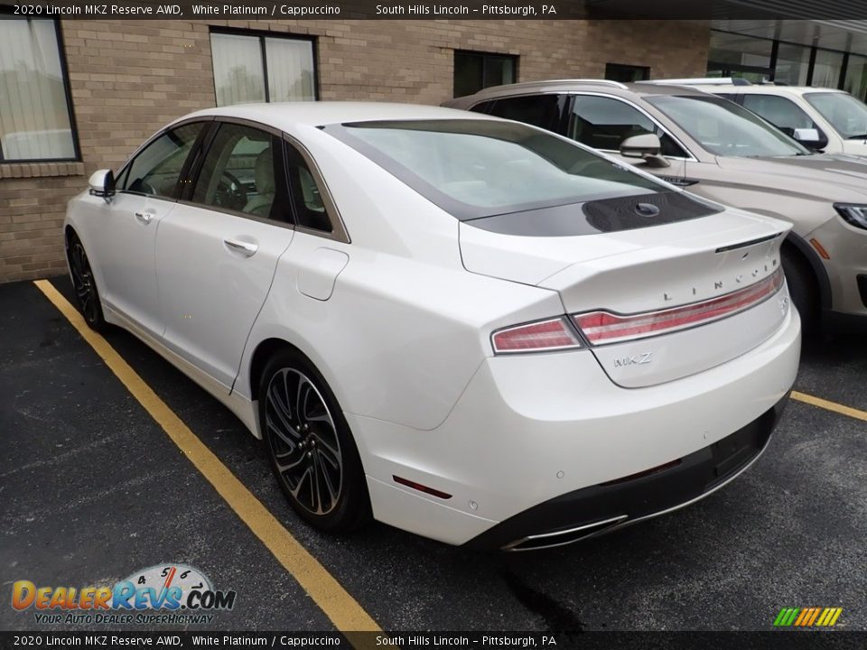 White Platinum 2020 Lincoln MKZ Reserve AWD Photo #2