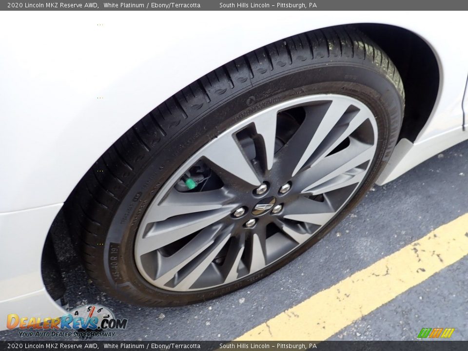 2020 Lincoln MKZ Reserve AWD White Platinum / Ebony/Terracotta Photo #5