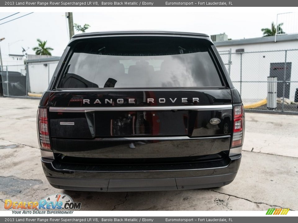 2013 Land Rover Range Rover Supercharged LR V8 Barolo Black Metallic / Ebony Photo #5