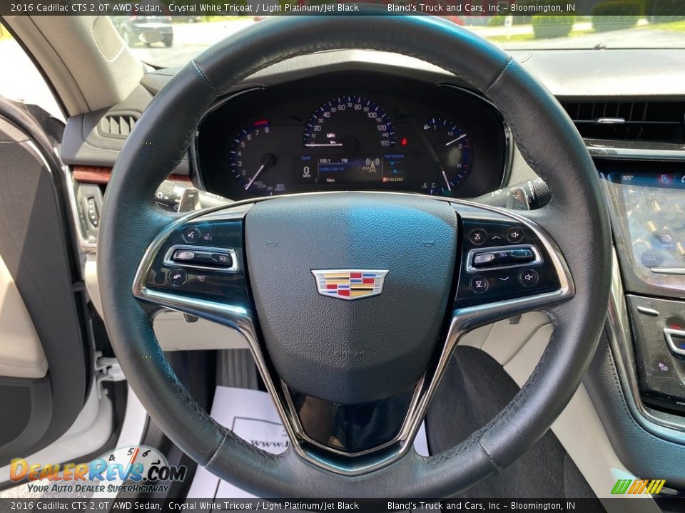2016 Cadillac CTS 2.0T AWD Sedan Steering Wheel Photo #16