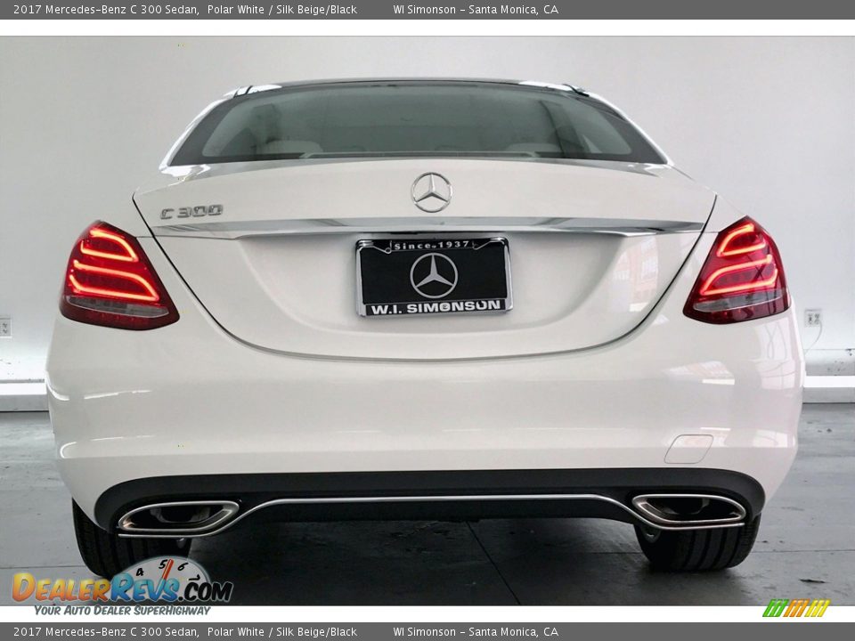 2017 Mercedes-Benz C 300 Sedan Polar White / Silk Beige/Black Photo #3