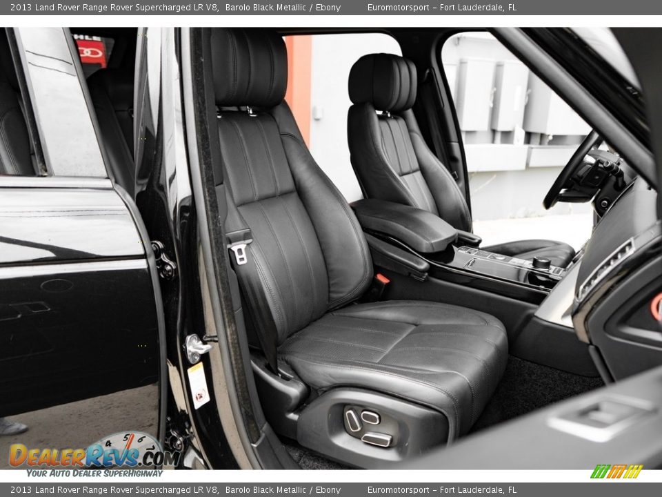 Front Seat of 2013 Land Rover Range Rover Supercharged LR V8 Photo #17
