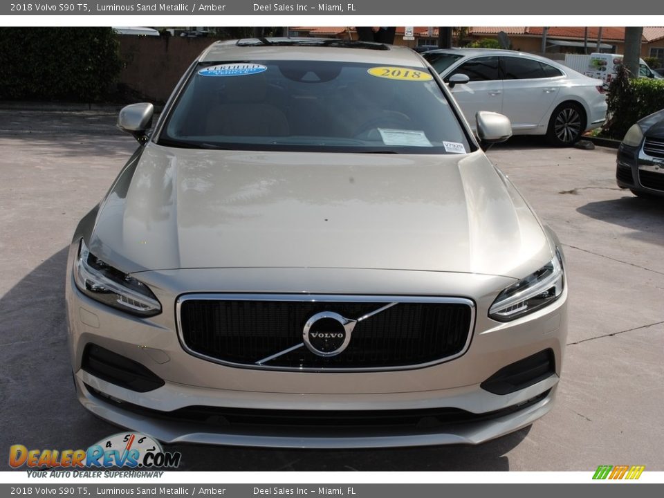 2018 Volvo S90 T5 Luminous Sand Metallic / Amber Photo #3