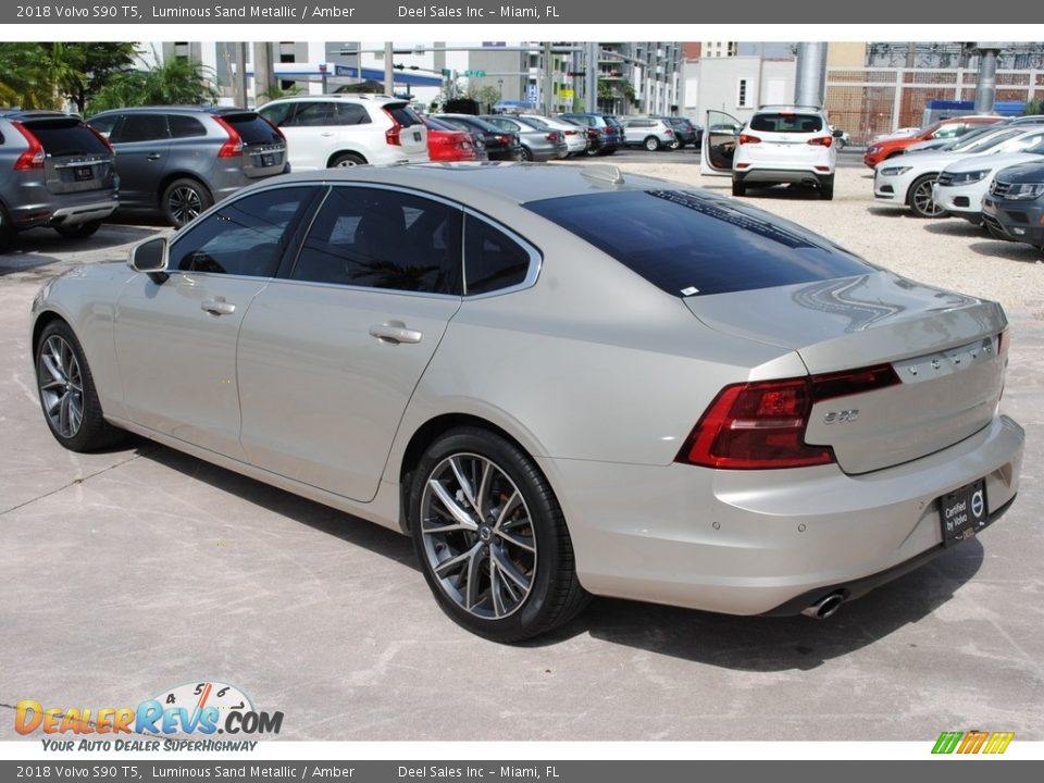 2018 Volvo S90 T5 Luminous Sand Metallic / Amber Photo #6