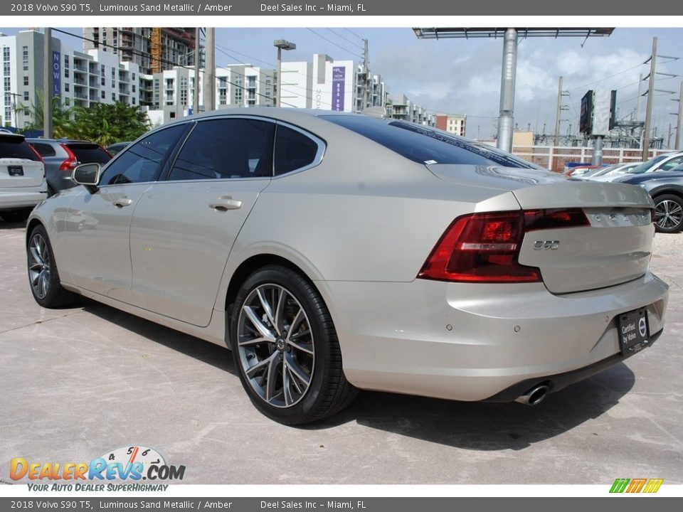 2018 Volvo S90 T5 Luminous Sand Metallic / Amber Photo #7