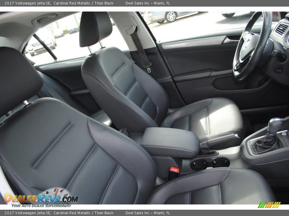 2017 Volkswagen Jetta SE Cardinal Red Metallic / Titan Black Photo #17