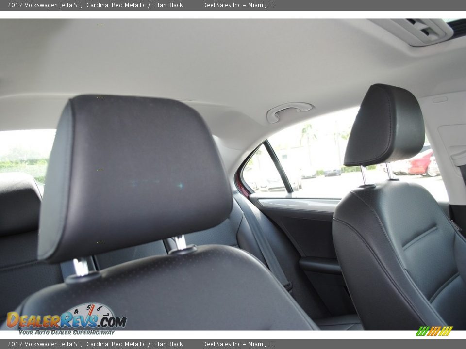 2017 Volkswagen Jetta SE Cardinal Red Metallic / Titan Black Photo #18