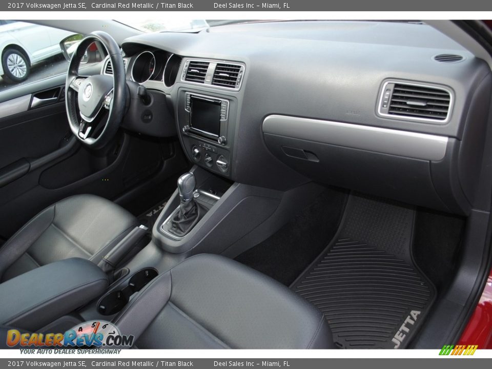 2017 Volkswagen Jetta SE Cardinal Red Metallic / Titan Black Photo #19