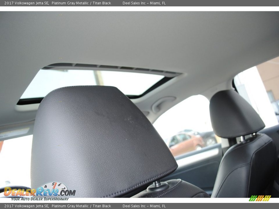2017 Volkswagen Jetta SE Platinum Gray Metallic / Titan Black Photo #13