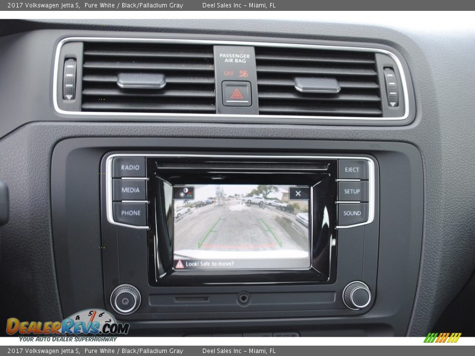 2017 Volkswagen Jetta S Pure White / Black/Palladium Gray Photo #16