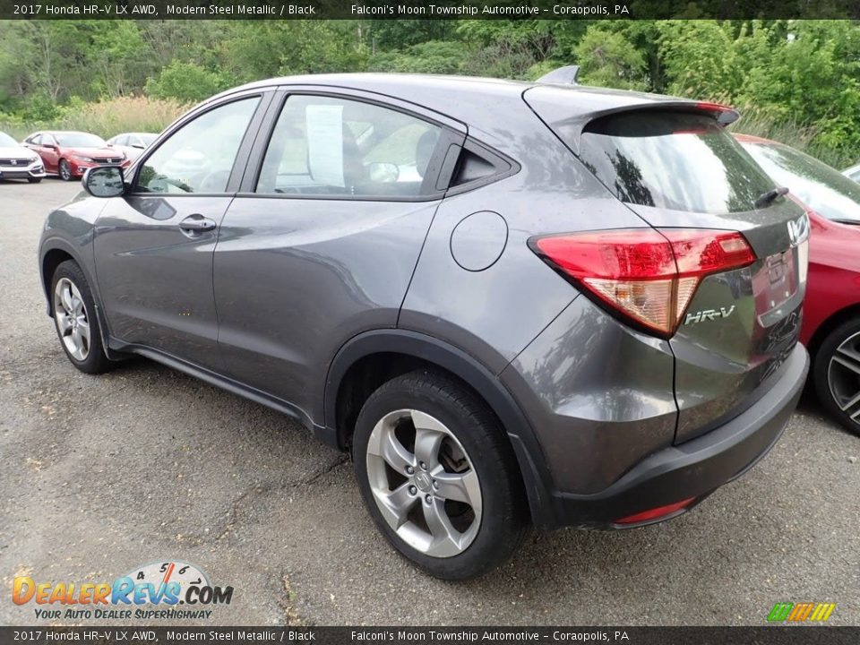 2017 Honda HR-V LX AWD Modern Steel Metallic / Black Photo #2