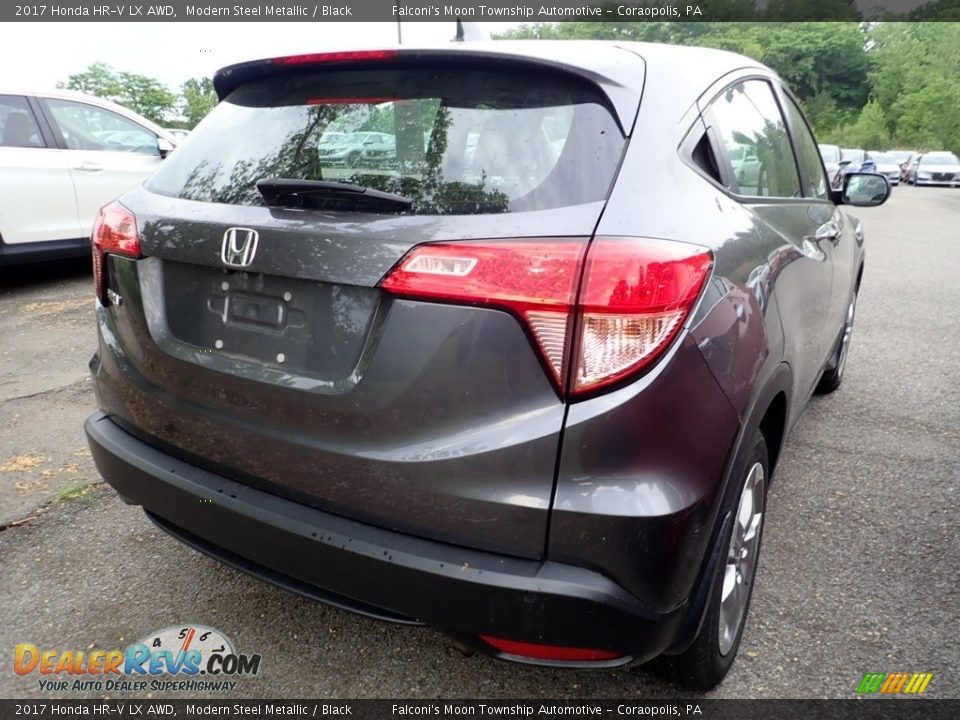 2017 Honda HR-V LX AWD Modern Steel Metallic / Black Photo #3