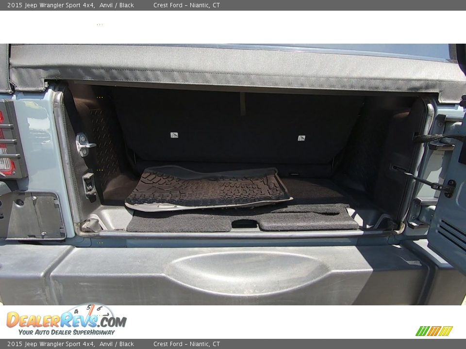 2015 Jeep Wrangler Sport 4x4 Anvil / Black Photo #18