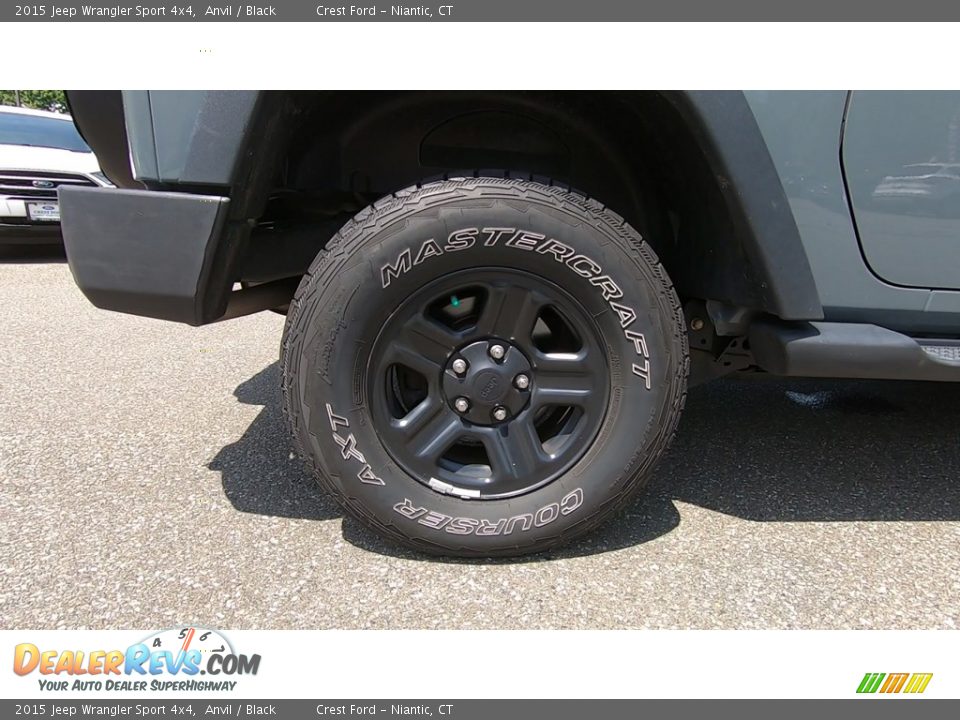 2015 Jeep Wrangler Sport 4x4 Anvil / Black Photo #19